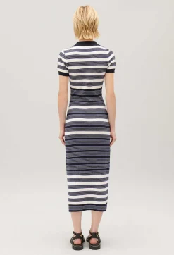 Robe Longue Maille Bicolore^Claudie Pierlot Online