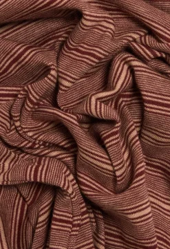 Robe Longue Maille Rayee Marron^Claudie Pierlot Outlet
