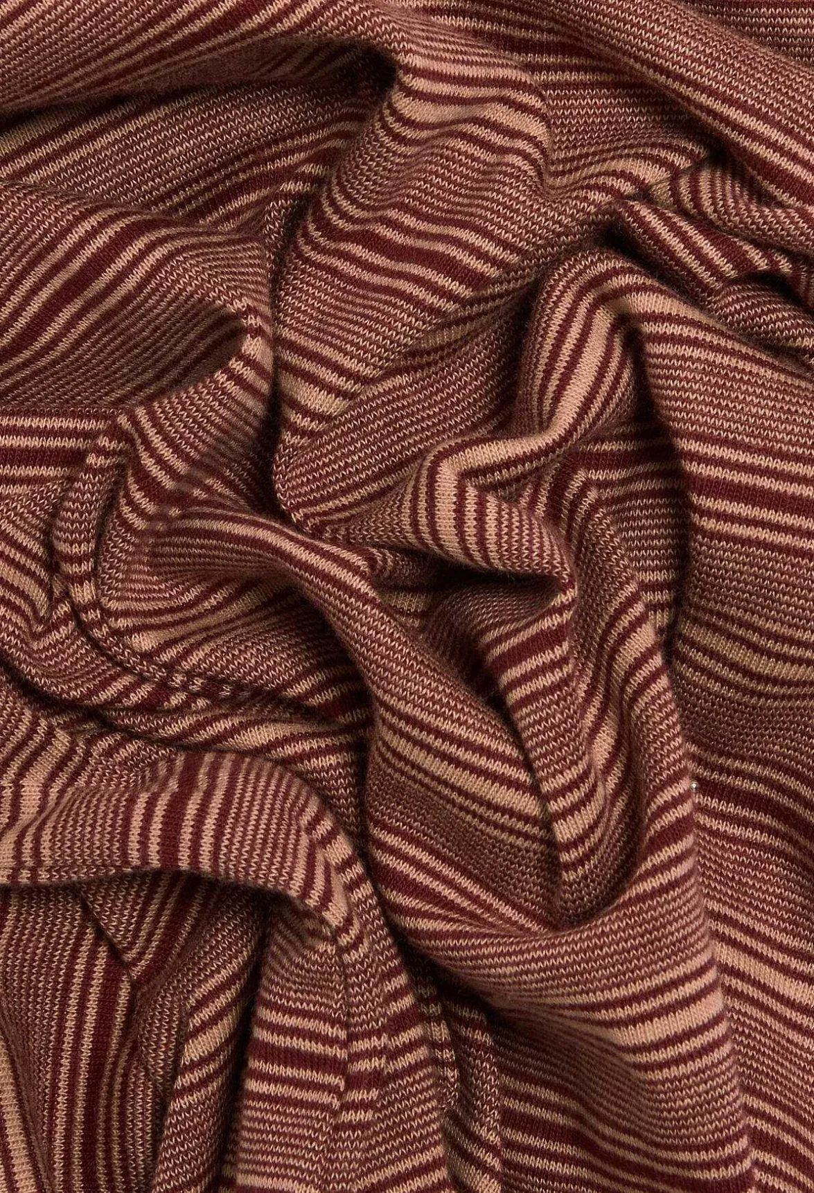 Robe Longue Maille Rayee Marron^Claudie Pierlot Outlet