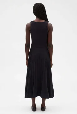 Robe Longue Plissee Marine^Claudie Pierlot Cheap