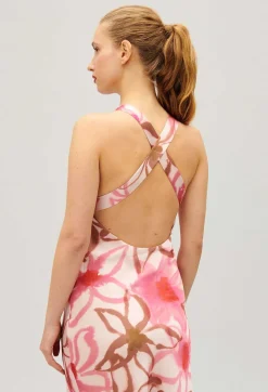 Robe Longue Satinee Imprimee^Claudie Pierlot Outlet