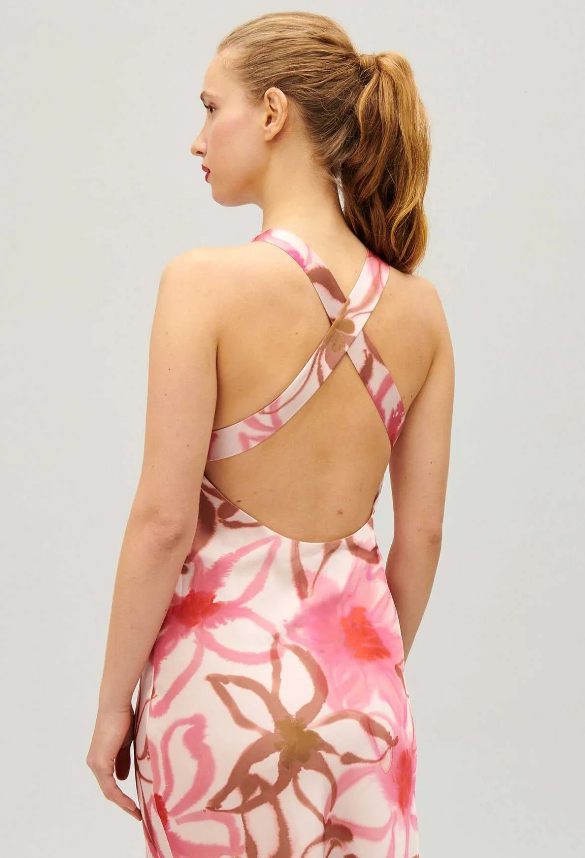 Robe Longue Satinee Imprimee^Claudie Pierlot Outlet