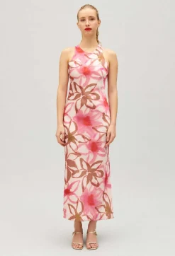 Robe Longue Satinee Imprimee^Claudie Pierlot Outlet