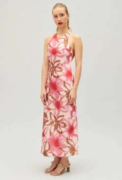 Robe Longue Satinee Imprimee^Claudie Pierlot Outlet