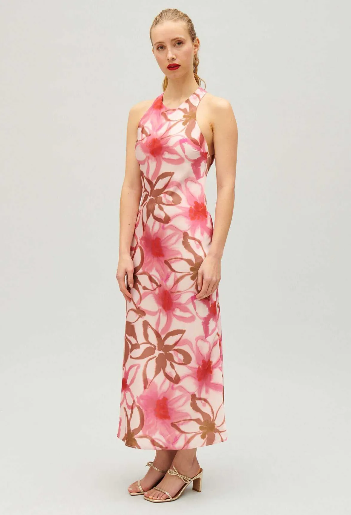 Robe Longue Satinee Imprimee^Claudie Pierlot Outlet