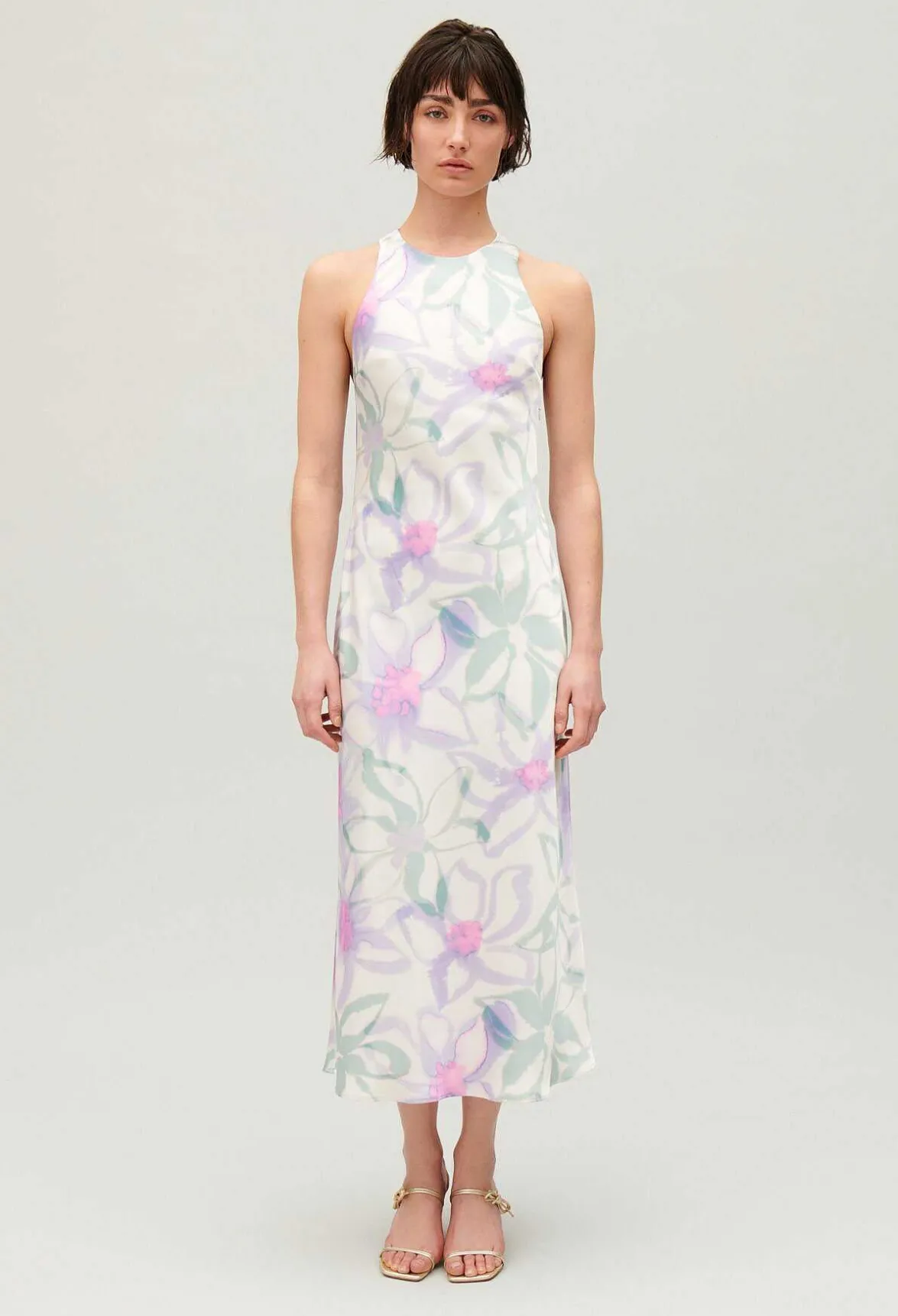 Robe Longue Satinee Imprimee^Claudie Pierlot Clearance