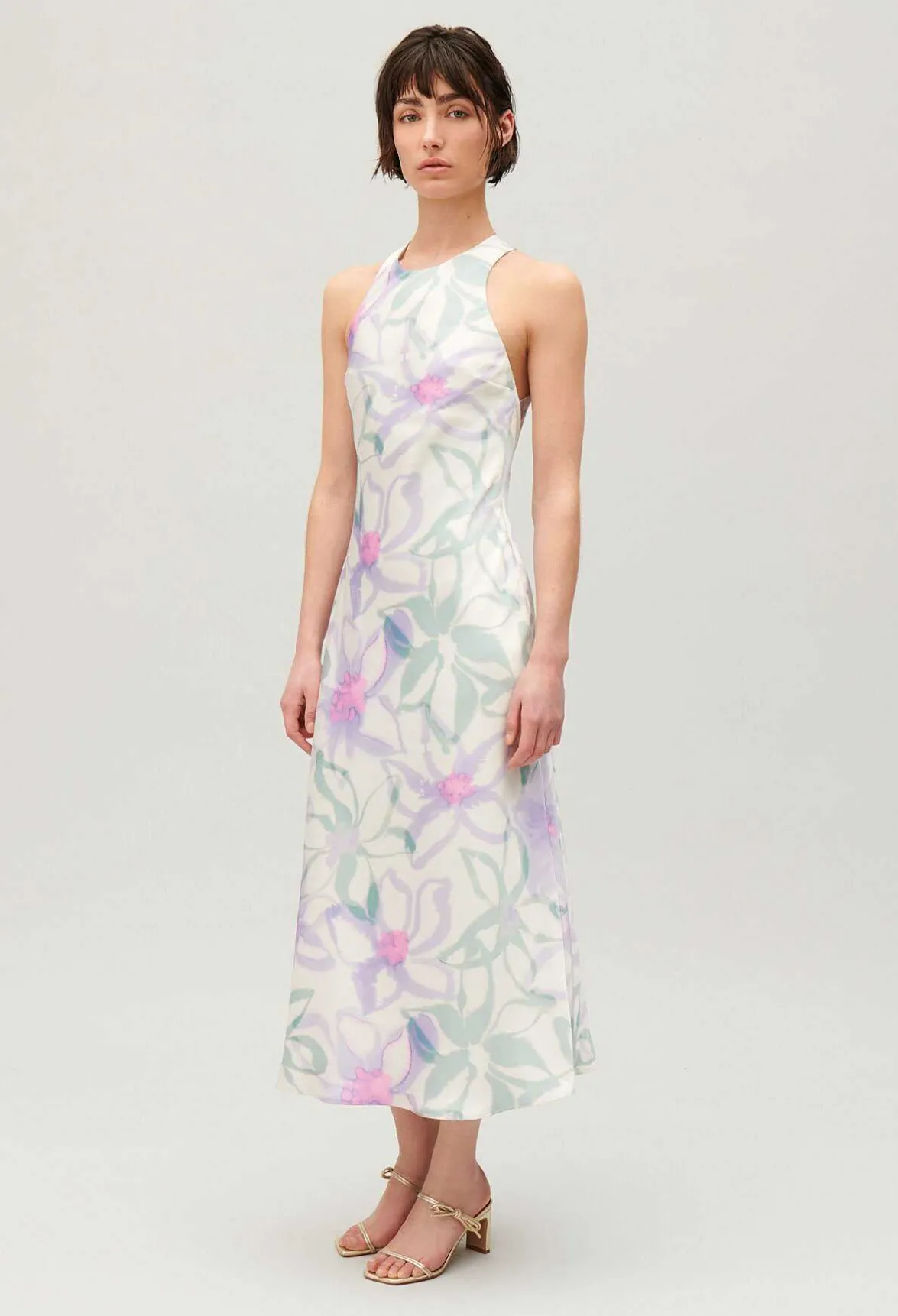 Robe Longue Satinee Imprimee^Claudie Pierlot Clearance