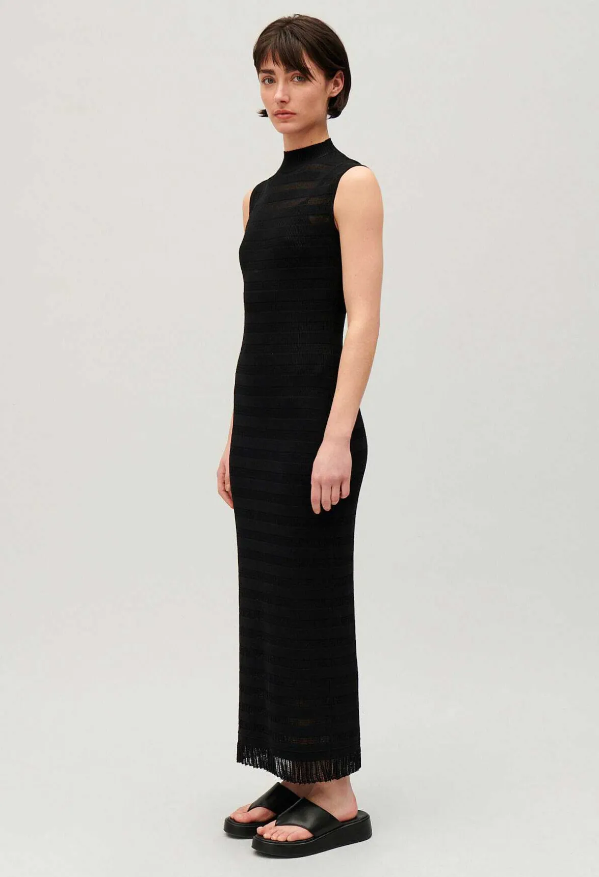 Robe Longue Tube Noire^Claudie Pierlot Discount