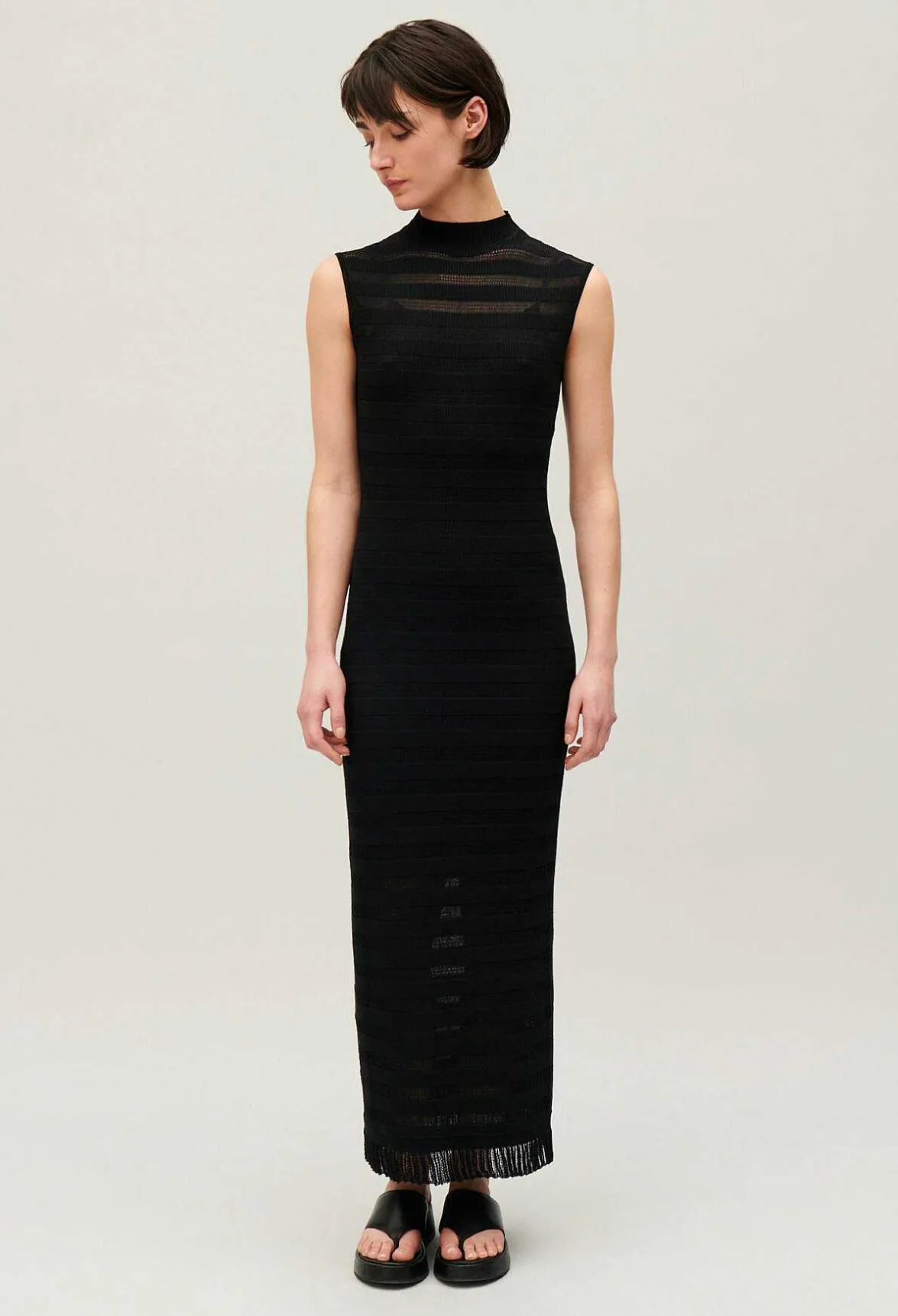 Robe Longue Tube Noire^Claudie Pierlot Discount