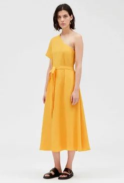 Robe Midi Asymetrique Jaune^Claudie Pierlot Best