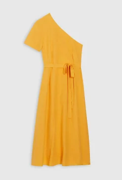 Robe Midi Asymetrique Jaune^Claudie Pierlot Best