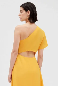 Robe Midi Asymetrique Jaune^Claudie Pierlot Best