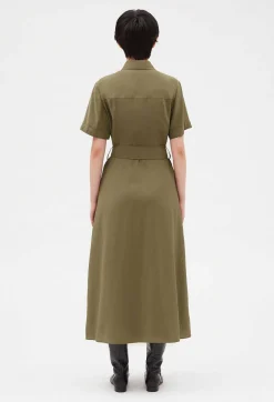 Robe Midi Fluide Manches Courtes^Claudie Pierlot Discount