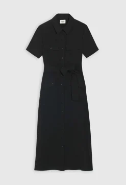 Robe Midi Fluide Manches Courtes^Claudie Pierlot Discount