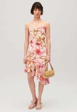 Robe Midi Imprimee Soie^Claudie Pierlot Hot
