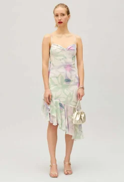Robe Midi Imprimee Soie^Claudie Pierlot Discount