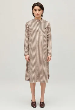 Robe Midi Rayures Bronze^Claudie Pierlot Flash Sale