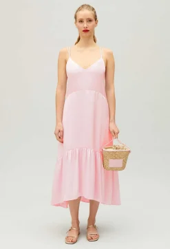 Robe Midi Satinee^Claudie Pierlot Store