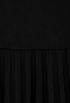 Robe Midi Twist Bi-Matiere Noire^Claudie Pierlot Hot