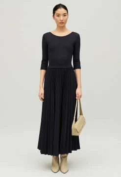 Robe Twist Longue Plissee^Claudie Pierlot Discount