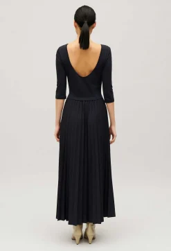 Robe Twist Longue Plissee^Claudie Pierlot Discount