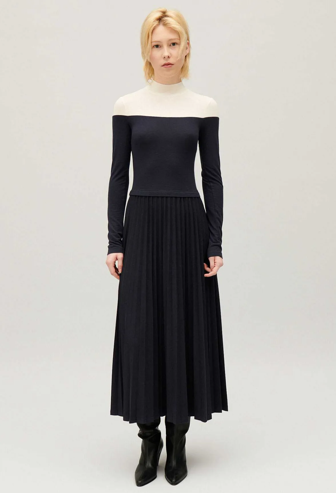 Robe Twist Longue Plissee Tricolore^Claudie Pierlot Outlet