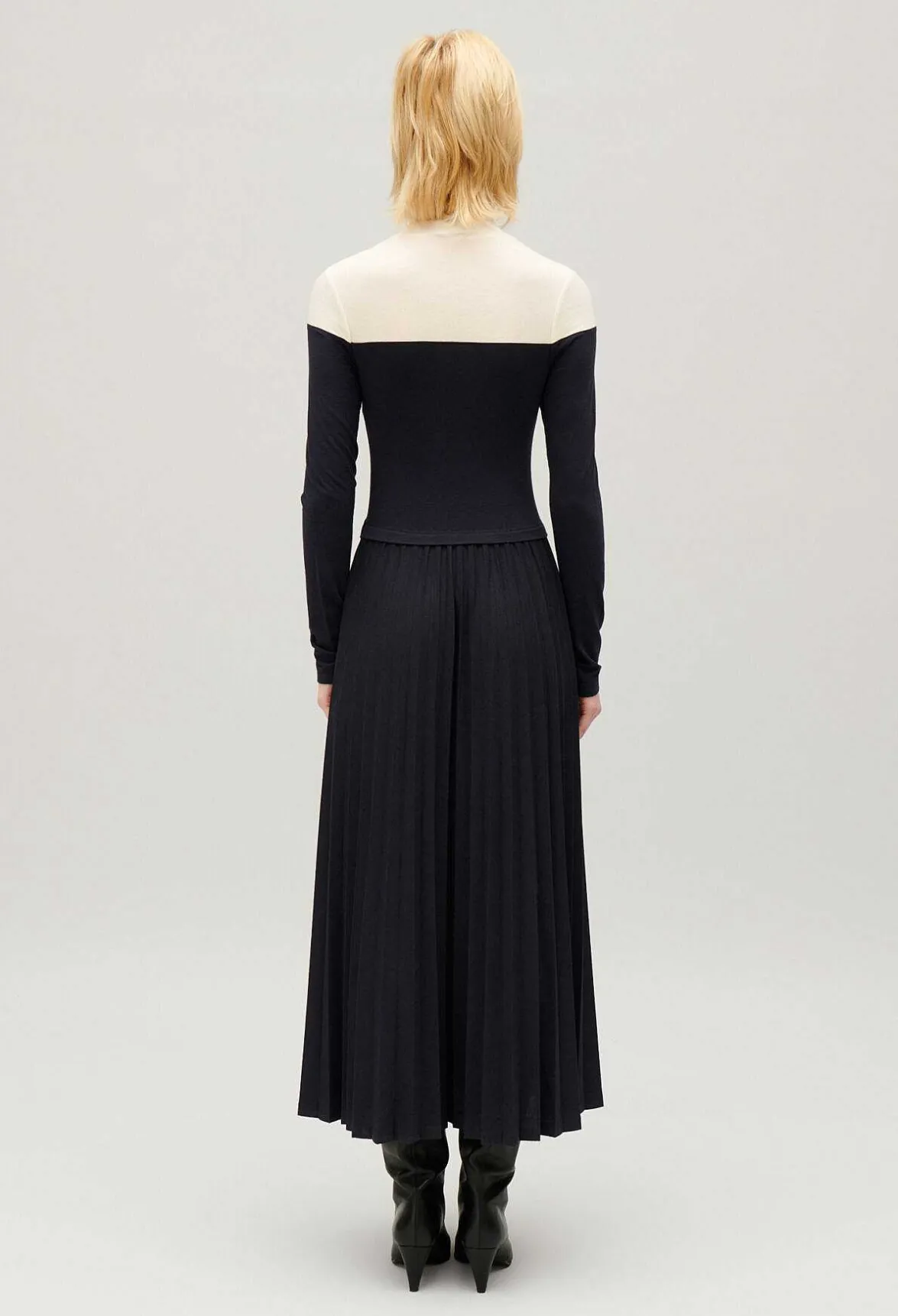 Robe Twist Longue Plissee Tricolore^Claudie Pierlot Outlet