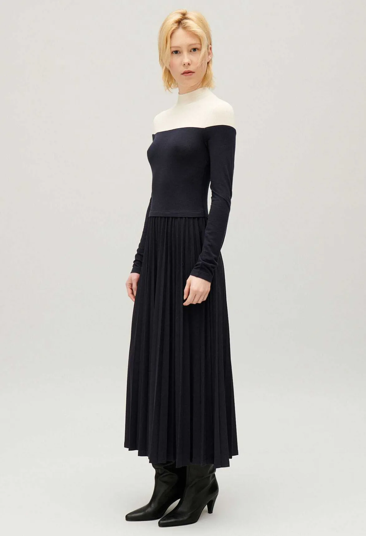 Robe Twist Longue Plissee Tricolore^Claudie Pierlot Outlet