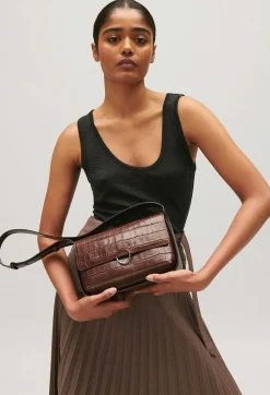 Sac Alix Bimatiere Marron^Claudie Pierlot Discount