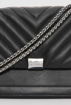 Sac Angela Quilt Cuir Noir^Claudie Pierlot Clearance