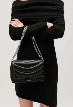 Sac Angeli Matelasse Cuir Noir^Claudie Pierlot Flash Sale