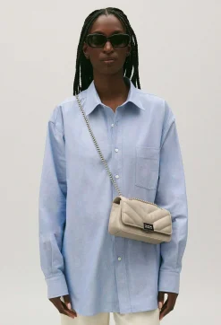 Sac Angelina Cuir Beige^Claudie Pierlot Clearance