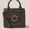 Sac Anouck Cuir Noir^Claudie Pierlot Sale