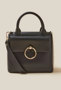 Sac Anouck Cuir Noir^Claudie Pierlot Sale