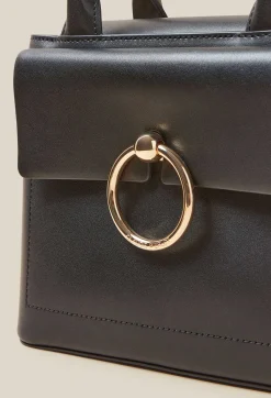 Sac Anouck Cuir Noir^Claudie Pierlot Sale