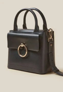 Sac Anouck Cuir Noir^Claudie Pierlot Sale