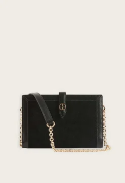 Sac Pochette Cuir Suede Noir^Claudie Pierlot Best