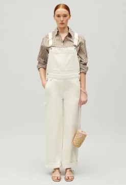 Salopette En Denim Ecru^Claudie Pierlot Sale