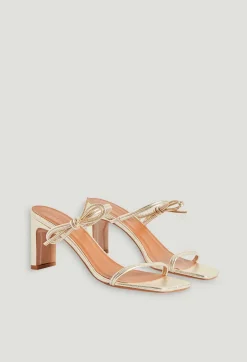 Sandales Cuir Dore^Claudie Pierlot Sale