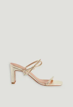 Sandales Cuir Dore^Claudie Pierlot Sale