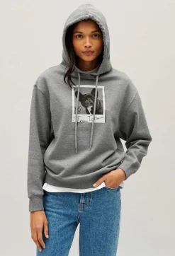 Sweatshirt Capuche Jean Toto Gris Chine^Claudie Pierlot Online