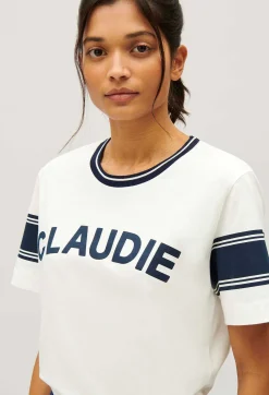 Tee-Shirt Claudie Bleu Et Blanc^Claudie Pierlot Cheap