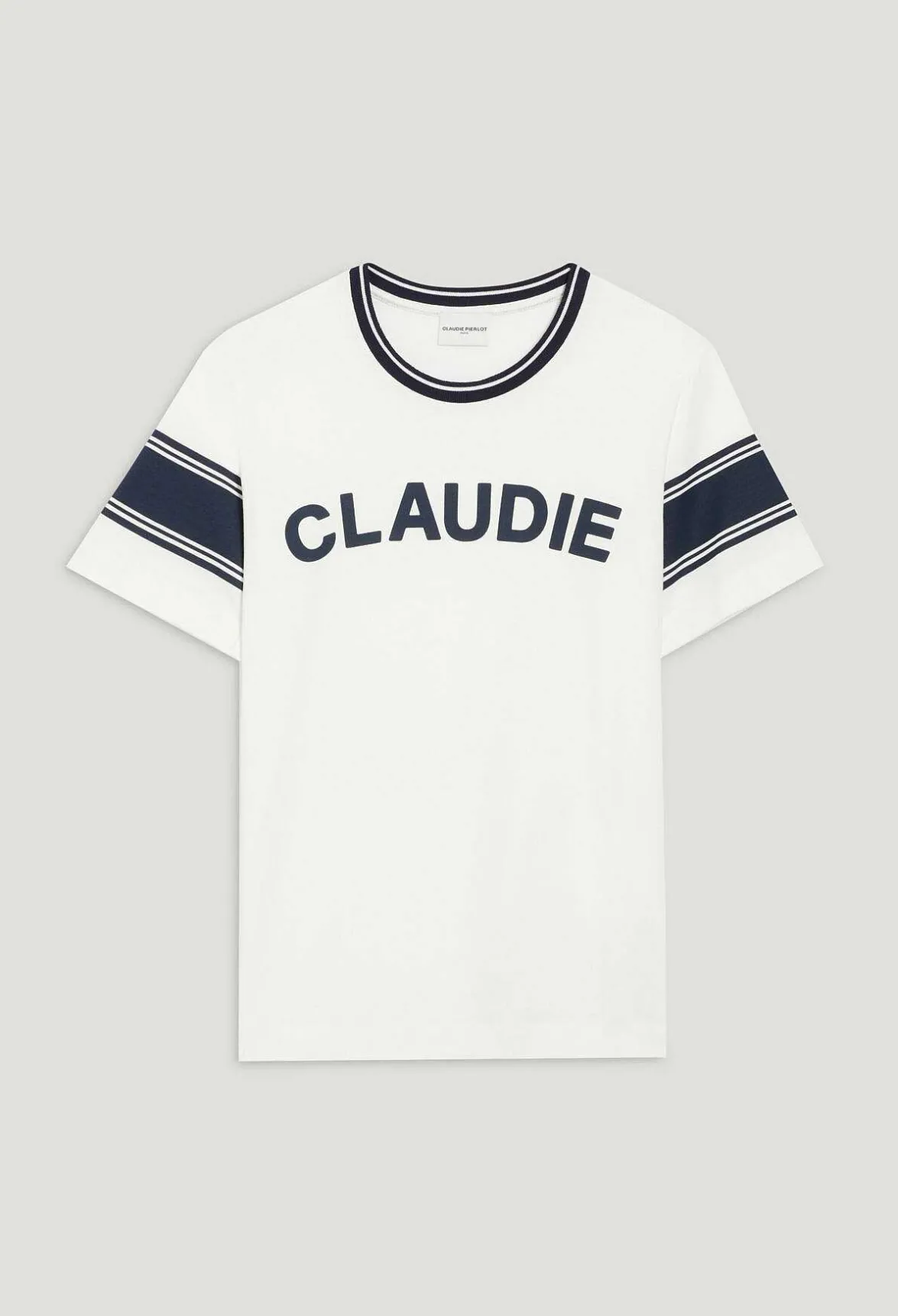 Tee-Shirt Claudie Bleu Et Blanc^Claudie Pierlot Cheap