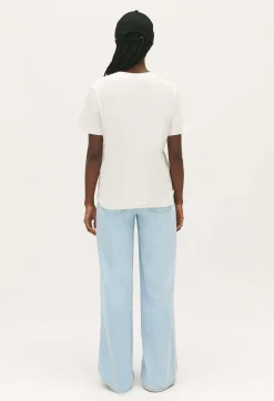 Tee-Shirt Coton Ecru^Claudie Pierlot Shop