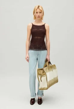 Top Crochet Marron^Claudie Pierlot Best