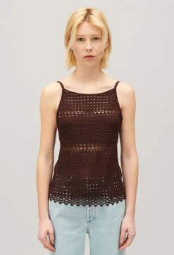 Top Crochet Marron^Claudie Pierlot Best