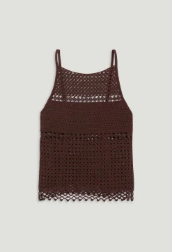 Top Crochet Marron^Claudie Pierlot Best