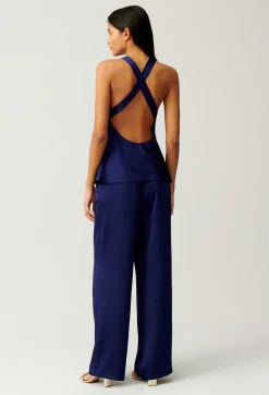 Top Dos Nu Indigo^Claudie Pierlot Cheap