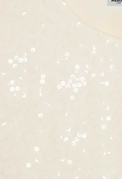 Top Sans Manches Paillettes Ecru^Claudie Pierlot Discount
