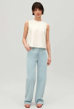 Top Sans Manches Paillettes Ecru^Claudie Pierlot Discount